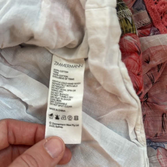 Zimmermann girls pink floral dress, size 2T - Picture 3 of 4